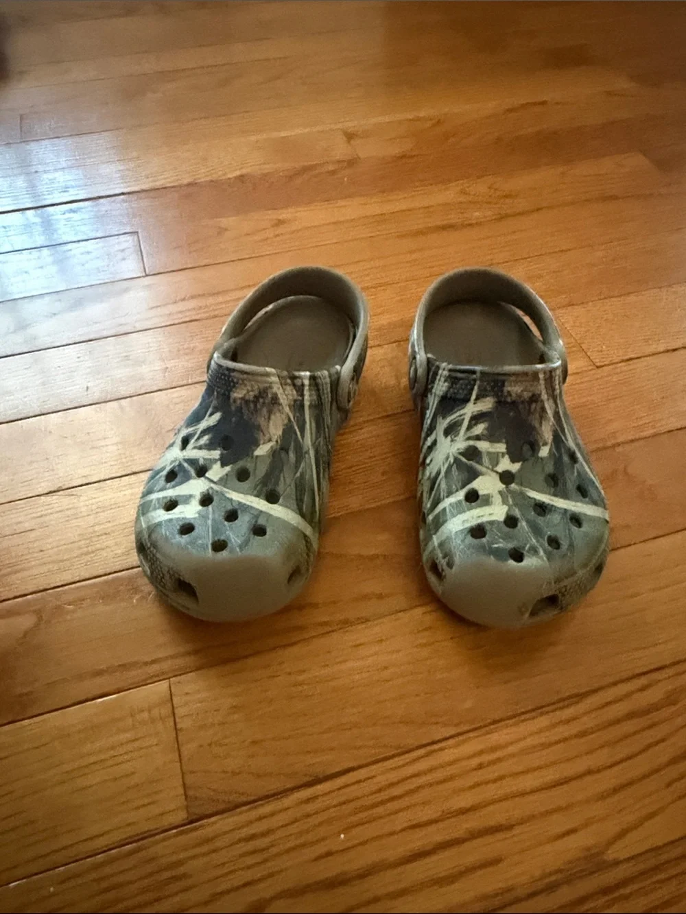 Kids Camouflage-Print Slip-On Crocs